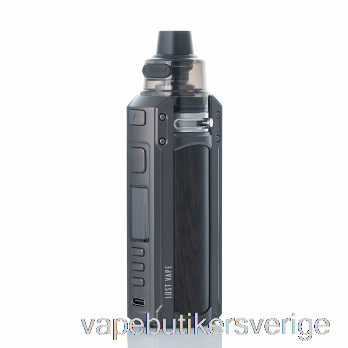 Vape Sverige Lost Vape Ursa Quest 100w Pod Mod Kit Gunmetal / Ebenholts Trä